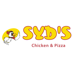 Syd's Chicken & Pizza logo.
